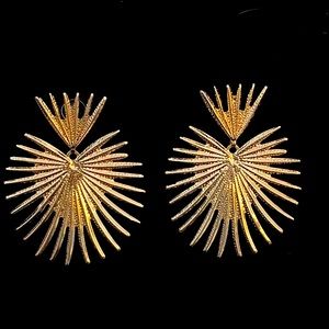 XL Heart shaped earrings